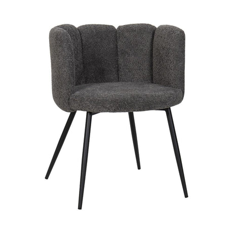 BukkitBow eetkamerstoel met bloembladontwerp, comfortabele bureaustoel en make-up stoel in modern design