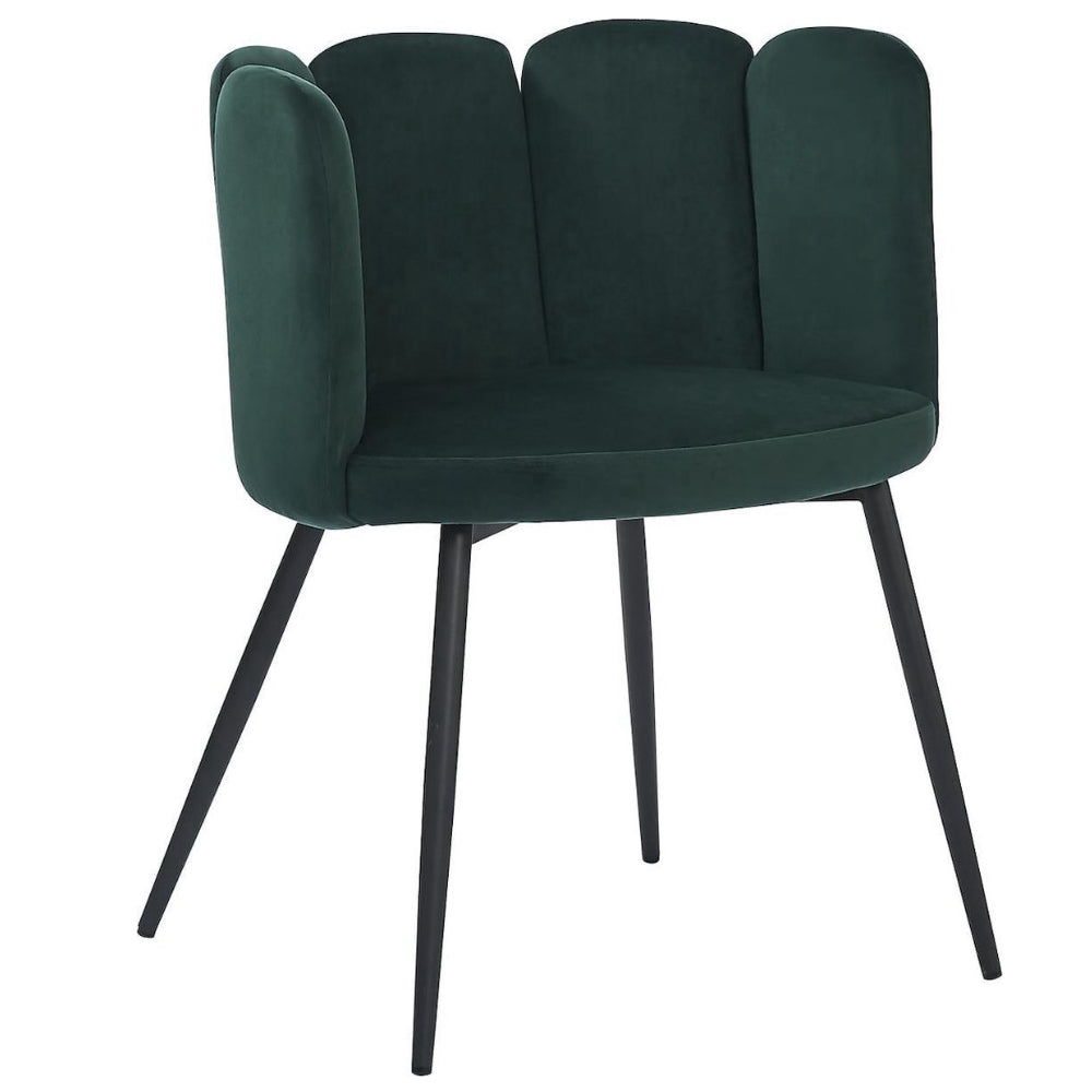 BukkitBow eetkamerstoel met bloembladontwerp, comfortabele bureaustoel en make-up stoel in modern stijl, kleurrijk en elegant.