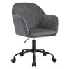 BukkitBow ergonomische bureaustoel met fluwelen bekleding, hoogte verstelbaar en ergonomisch ontwerp voor comfortabel werken