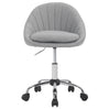 BukkitBow ergonomische bureaustoel en kaptafelstoel met wielen, zwart met verstelbare zitting en rugleuning, comfortabel voor kantoorgebruik.