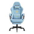 BukkitBow ergonomische gamestoel met microvezel bekleding, verstelbare voetsteun en rugleuning voor comfortabel werken en gamen