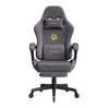 BukkitBow ergonomische gamestoel met microvezel bekleding en voetsteun, geschikt voor gamen en kantoorgebruik
