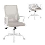 BukkitBow ergonomische gamestoel met mesh stof, inklapbaar, bureaustoel voor comfortabel zitten en makkelijk op te bergen