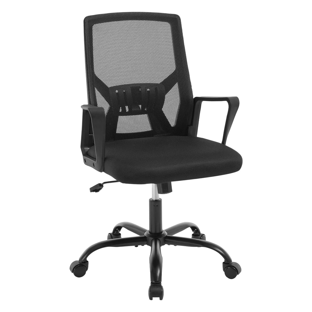 BukkitBow ergonomische gamestoel met mesh stof, inklapbaar en verstelbaar voor comfortabel zitten bij bureaugebruik.