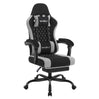 BukkitBow ergonomische massage gamestoel met voetensteun en mesh-stof, comfortabel en verstelbaar voor gaming en werken