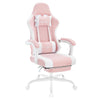 BukkitBow ergonomische gaming stoel met massagefunctie en voetensteun, mesh-stof voor comfort tijdens lange speelsessies