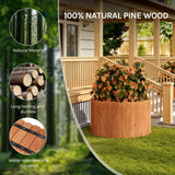 Flexibele BukkitBow gazonrand van hout, 20-60 cm, voor tuinafscheiding en borderrand, 2 meter lange borderrol op afbeelding.