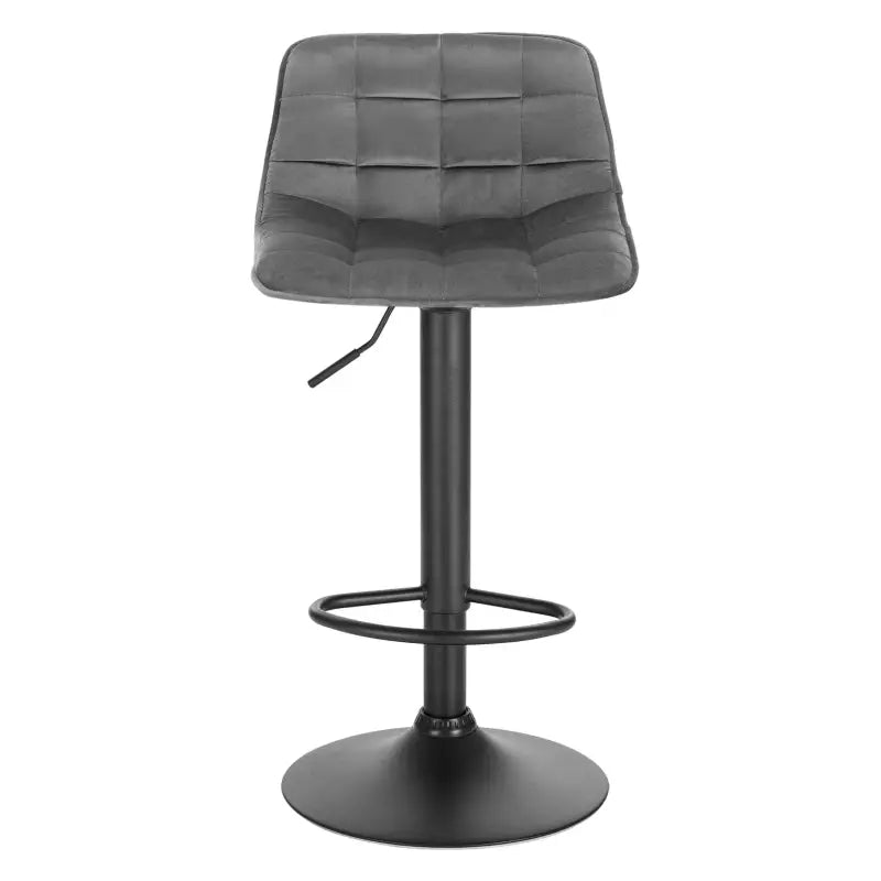 BukkitBow fluwelen barkruk met metalen frame, verstelbaar en 360° draaibaar, maximale capaciteit van 100 kg, comfortabel zitmeubel