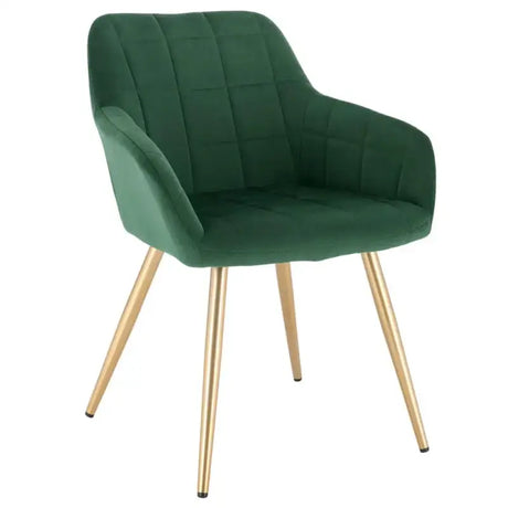 BukkitBow fluwelen eetkamerstoel met stabiel metalen frame en zithoogte van 47 cm, comfortabel en stijlvol in de eetkamer