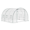 BukkitBow grote foliekas 300x200x200cm, wintervaste tuinkas met 6 vensters en stevige constructie voor tuinplanten