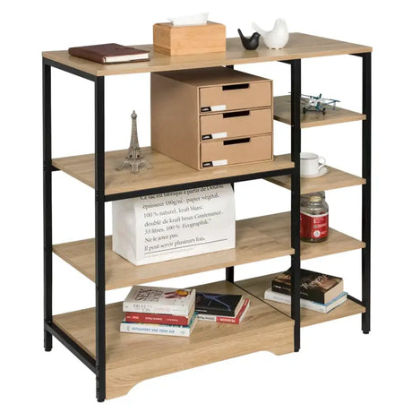BukkitBow industriële keukentrolley met milieuvriendelijk materiaal, multifunctioneel, grote capaciteit, afmetingen 90x40x95 cm.