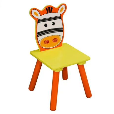 BukkitBow kinder tafel en stoelen set met 2 stoelen en tafel van 60x60x44cm, stevig en veilig voor kinderen.