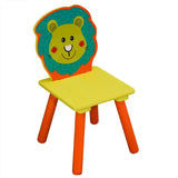 BukkitBow kinder tafel en stoelen set, stevige houten tafel met twee bijpassende stoelen, 60x60x44cm, geschikt voor kinderen
