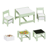 BukkitBow - Kindertafel met 2 Stoelen - Hout - Met Opbergruimte - Speelset