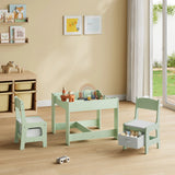 BukkitBow - Kindertafel met 2 Stoelen - Hout - Met Opbergruimte - Speelset