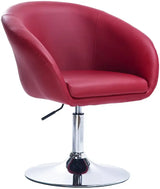 Luxe BukkitBow barkruk in kunstleer, linnen of fluweel met verchroomd staal, verstelbaar en ergonomisch, zithoogte 44-57 cm