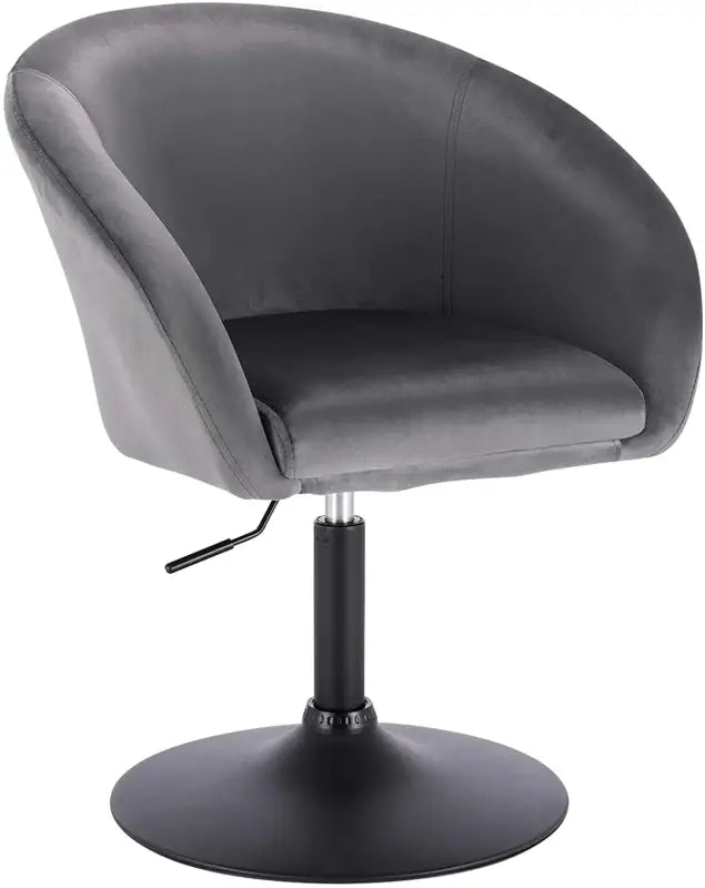 Luxe BukkitBow barkruk, verstelbare relaxstoel met kunstleer, linnen of fluweel, verchroomd staal en ergonomisch ontwerp.