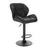 Luxe barkruk van BukkitBow in fluweel of leer met rugleuning, mini-armleuning, draaibaar en voetsteun, zithoogte 60-82 cm.