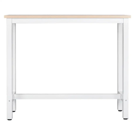 Luxe BukkitBow metalen bartafel voor binnen en buiten, rechthoekig, 120x40x100 cm, geschikt voor bar en loungegebruik.
