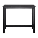Luxe metalen rechthoekige bartafel BukkitBow, geschikt voor binnen en buiten, 120x40x100 cm, modern design