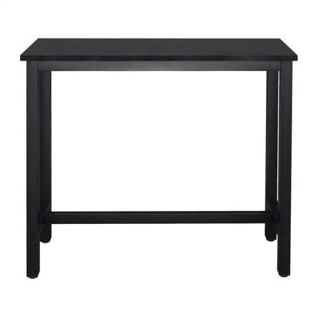 Luxe metalen rechthoekige bartafel BukkitBow, geschikt voor binnen en buiten, 120x40x100 cm, modern design