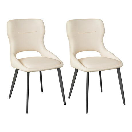 Set van 2 BukkitBow luxe draaibare eetkamerstoelen met chenille bekleding en metalen poten, modern en comfortabel design
