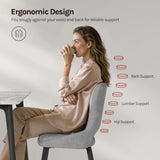 Set van 2 BukkitBow luxe draaibare chenille eetkamerstoelen met metalen poten, comfortabel en stijlvol voor in de eetkamer