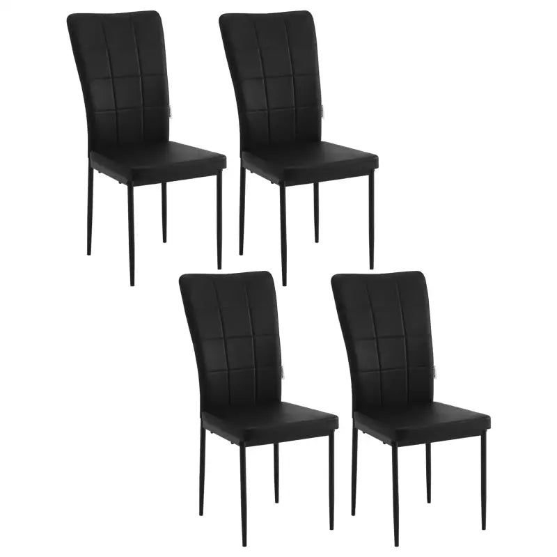 BukkitBow luxe eetkamerstoel met fluwelen en kunstlederen bekleding, stevig metalen frame en ergonomisch ontwerp, 46 cm zithoogte