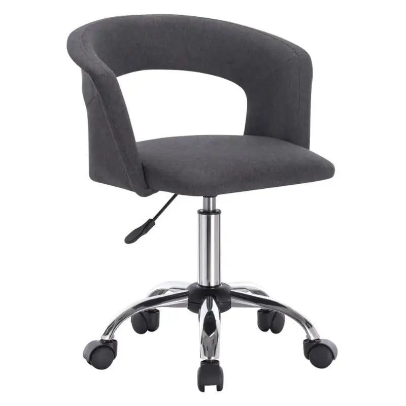 Luxe velvet bureaustoel van BukkitBow met wieltjes, comfortabele zitting en moderne uitstraling voor kantoor of thuisgebruik