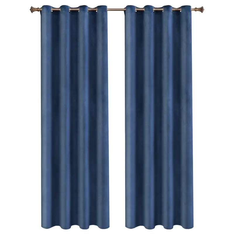 Luxe verduisteringsgordijn van BukkitBow, fluweel, dubbel geweven, 140cm breed, in verschillende lengtes, voor een elegante kamer.