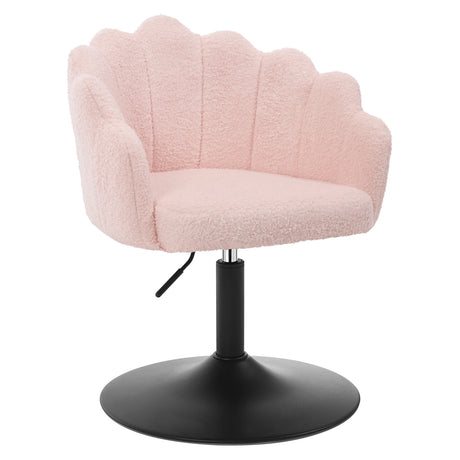 BukkitBow make-up stoel met bloemvormig ontwerp en verstelbare hoogte, comfortabele barkruk voor beauty- of make-up ruimtes