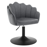 BukkitBow make-up stoel met bloemvormig design, hoogte verstelbare barkruk voor comfortabele zitervaring