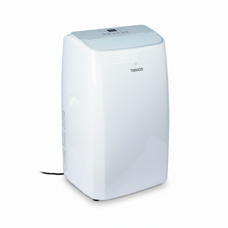 BukkitBow mobiele airconditioner met afvoerslang en raamkit, 7.000 BTU, koelt ruimtes efficiënt en snel.