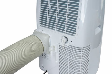 BukkitBow mobiele airconditioner met afvoerslang en raamkit, 7.000 BTU, koelapparaat voor thuis gebruik.