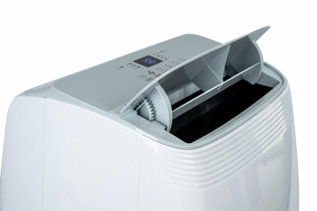BukkitBow mobiele airconditioner met afvoerslang en raamkit, 7.000 BTU, koelapparaat voor thuisgebruik.