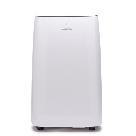 BukkitBow mobiele airconditioner met warmtepomp, Wi-Fi, afvoerslang en raamkit, 9.000 BTU, compact en energiezuinig.