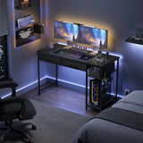 BukkitBow - Modern Bureau met 2 Laden - Stopcontact & USB - 120cm