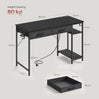 BukkitBow - Modern Bureau met 2 Laden - Stopcontact & USB - 120cm