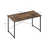 Robuust industrieel bureau van BukkitBow met metalen frame, modern ontwerp voor een stijlvolle kantoorruimte