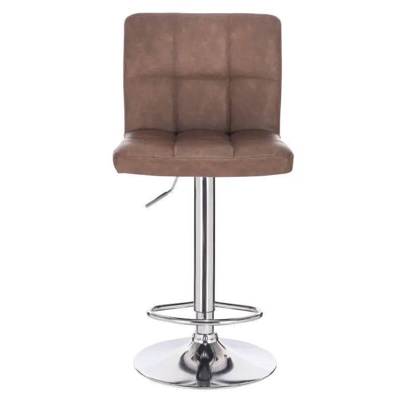 BukkitBow moderne barkruk met kunstleer en metalen frame, verstelbaar en 360° draaibaar, ergonomisch en stevig, tot 120 kg draagkracht