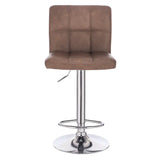 BukkitBow moderne barkruk met kunstleer en metalen frame, verstelbaar en 360° draaibaar, ergonomisch en stevig, tot 120 kg draagkracht