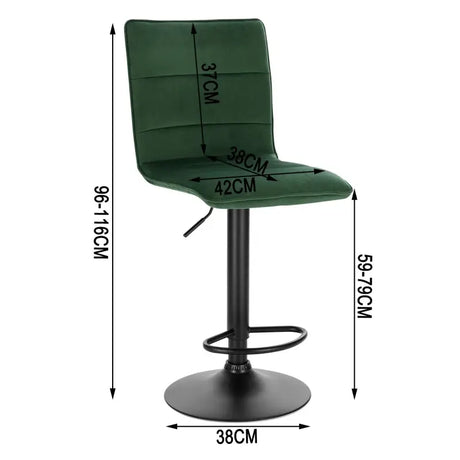 BukkitBow - Moderne Barkruk - Synthetisch Leer of Fluweel