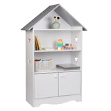 BukkitBow - Moderne Kinderboekenkast met Kastdeurtje en Stervormig Design