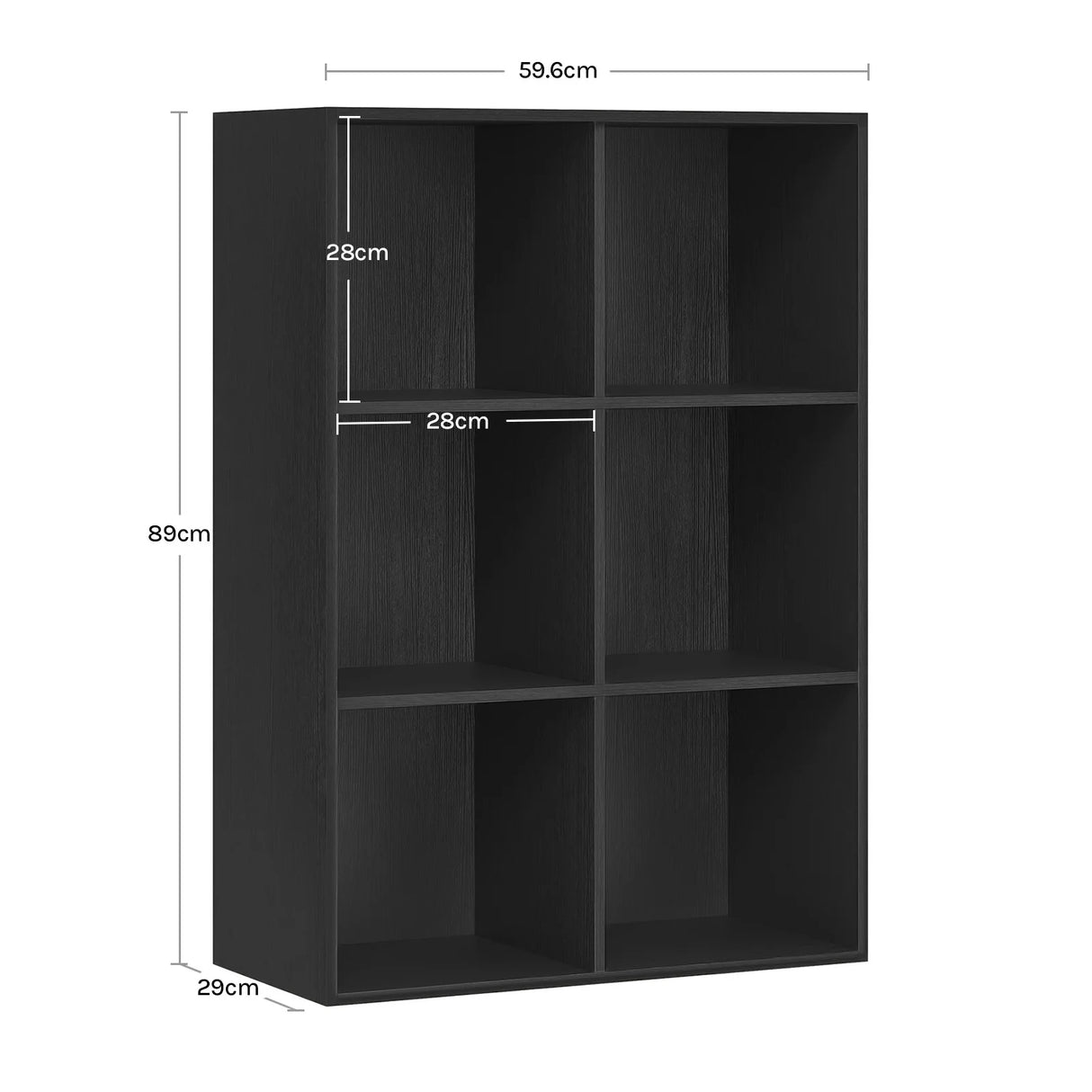 Moderne blauwe kubusboekenkast van BukkitBow met open vakken, dient ook als roomdivider, geschikt voor woonkamer of kantoor.