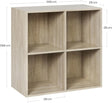Moderne BukkitBow kubus boekenkast met open vakken, geschikt als roomdivider, zwart met strakke ontwerp, voor woon- of kantoorruimte