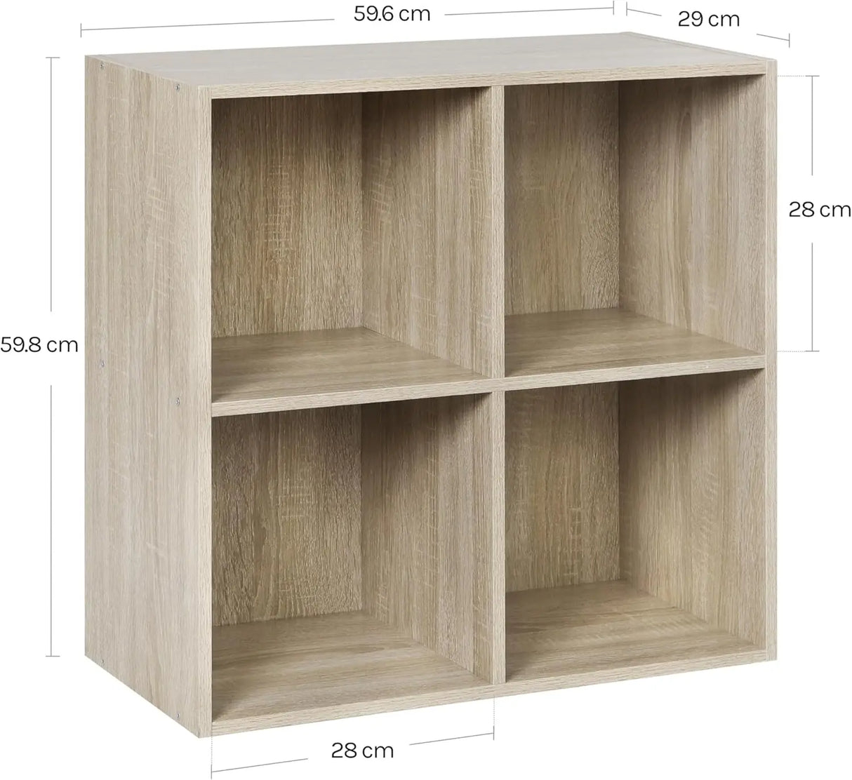 Moderne BukkitBow kubus boekenkast met open vakken, geschikt als roomdivider, zwart met strakke ontwerp, voor woon- of kantoorruimte
