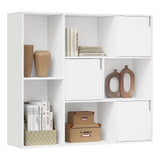 BukkitBow - Moderne Vakkenkast Boekenkast met 8 Vakken - Verstelbaar & Krasbestendig