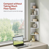 BukkitBow - Moderne Zigzag Wandplank met 5 Niveaus - Hoekmontage