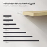 BukkitBow - Moderne Zwevende Wandplank - Verborgen Bevestiging - Houtlook