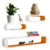 BukkitBow - Moderne Zwevende Wandplanken Set - 3-delig